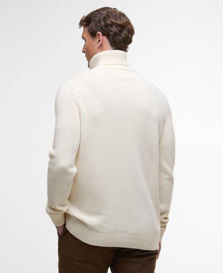 Rollkragenpullover Kelp Whisper White