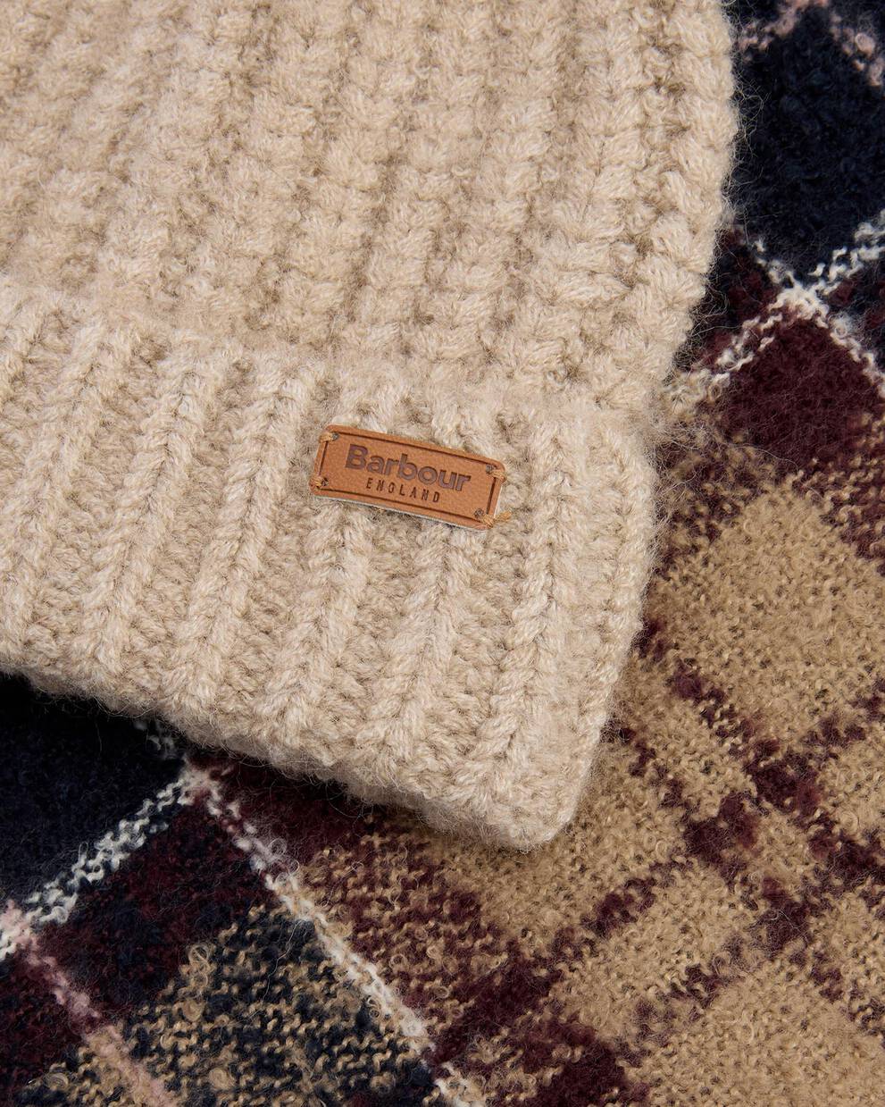 Geschenkset Beanie Saltburn & Schal Tartan