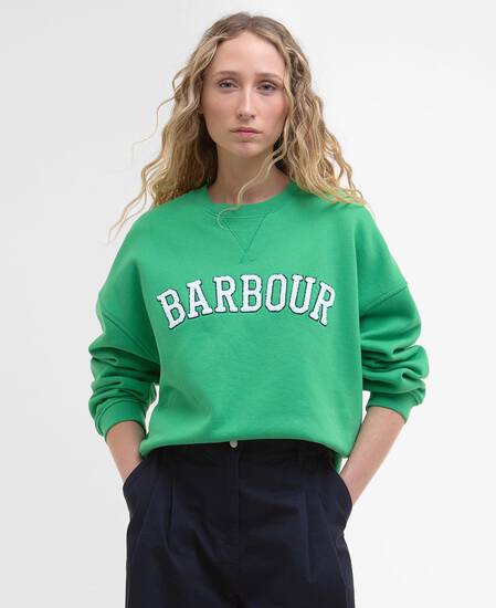 Sweatshirt Silverdale Logo Kelly Green