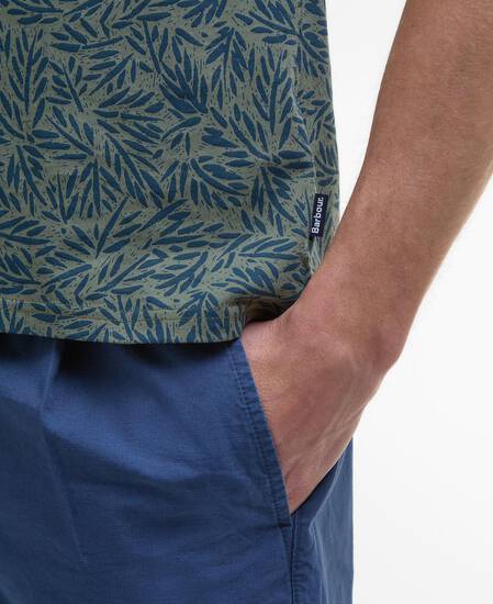 Poloshirt Jackstone Printed Light Moss