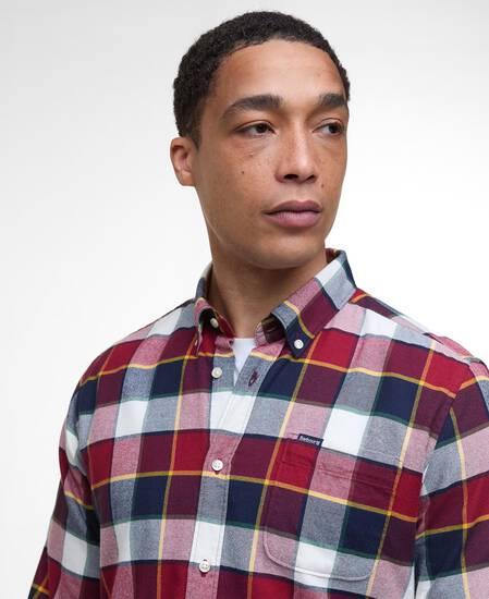 Hemd Valley Tailored Red