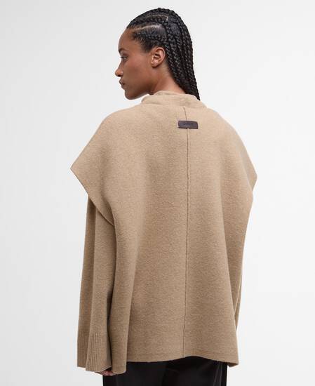 Strickweste Martha Military Brown