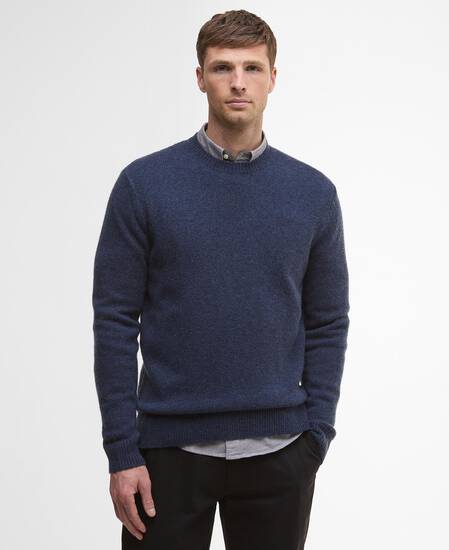 Pullover Covent Rundhalsausschnitt Navy Marl