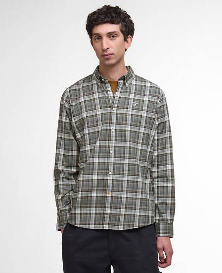 Hemd Mosswood Long-Sleeved Tailored Grey Marl