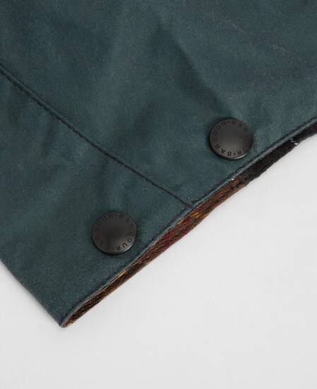 Paul Smith loves Barbour Kapuze Waxed Dark Slate
