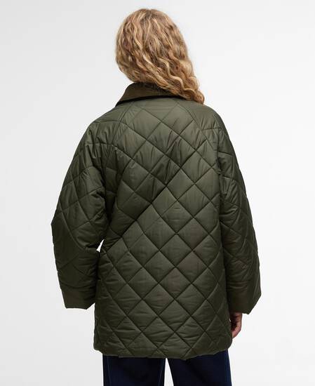 Steppjacke Aldburgh Olive/Ancient Tartan