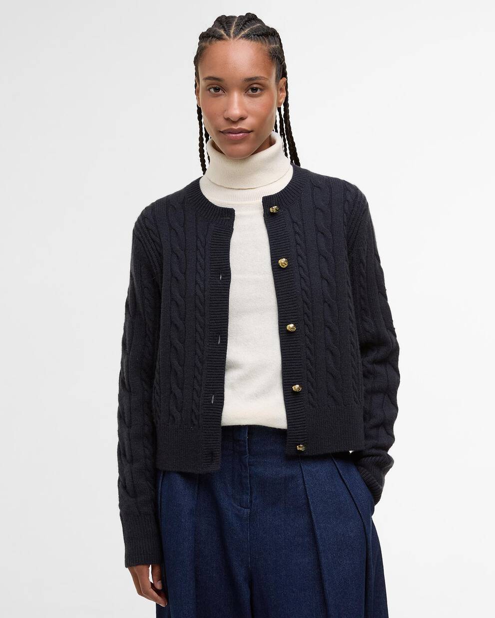 Cardigan Elina Rundhalsausschnitt