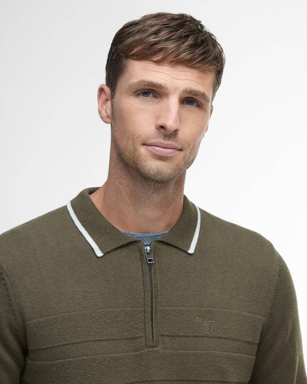 Langarm-Poloshirt Fenhill Knitted