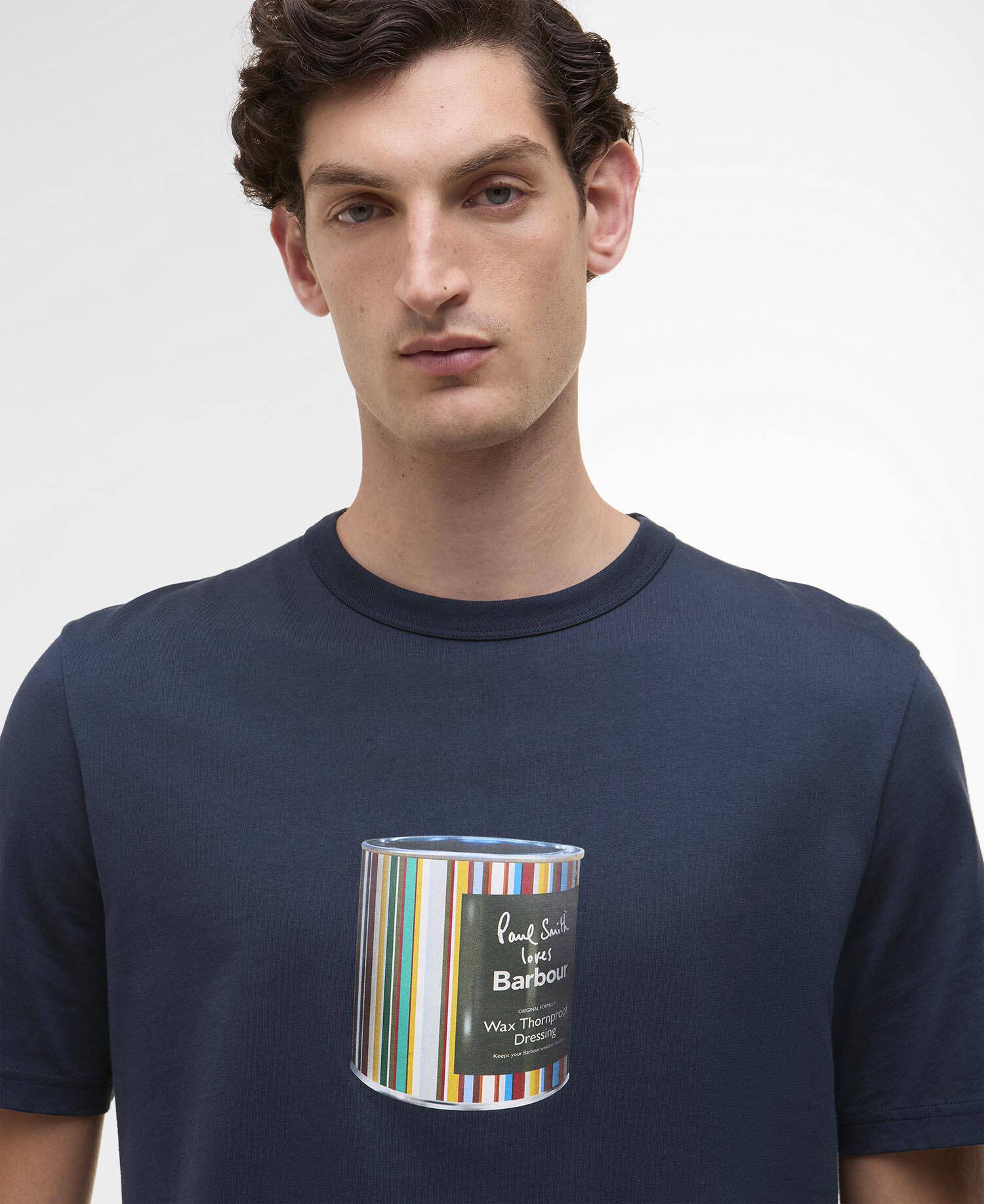 Paul Smith loves Barbour T-Shirt Wax Can Graphic image number 8