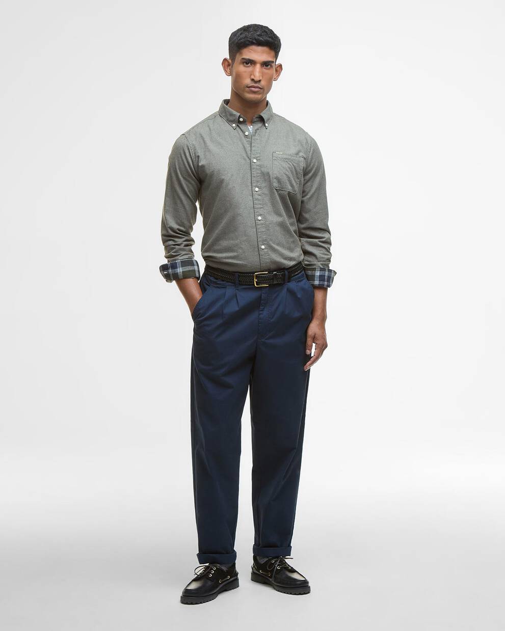 Hemd Huntly Houndstooth Tailored