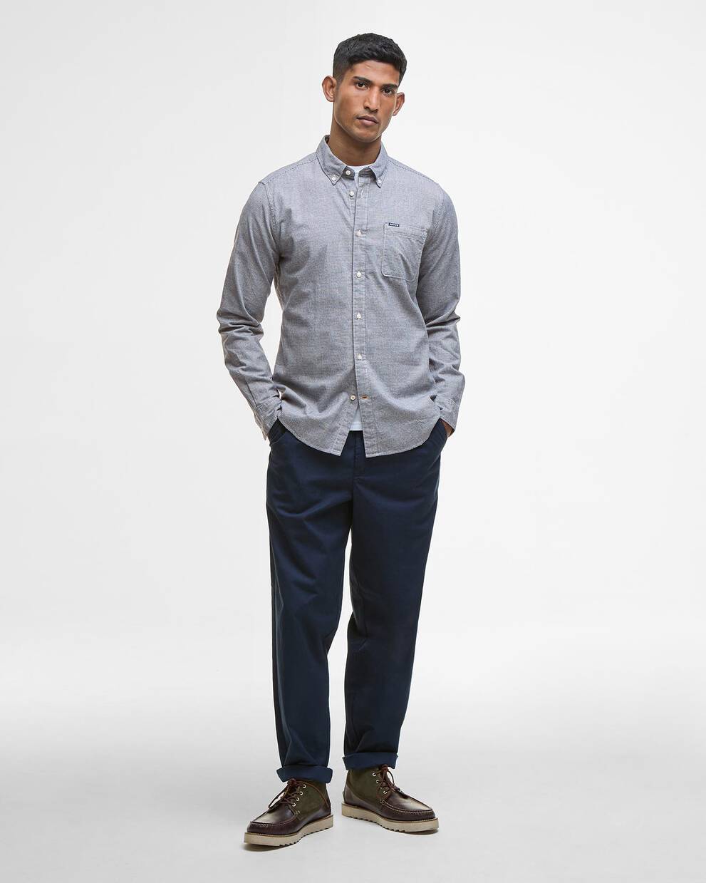 Hemd Huntly Houndstooth Tailored