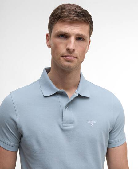 Poloshirt Lightweight Sports Mineral Blue