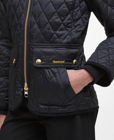 Steppjacke Beadnell Fitted Black/Classic