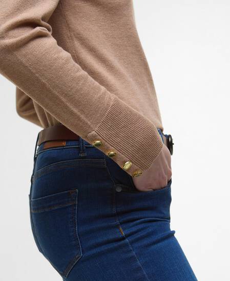 Rollkragenpullover Corbridge Pale Camel