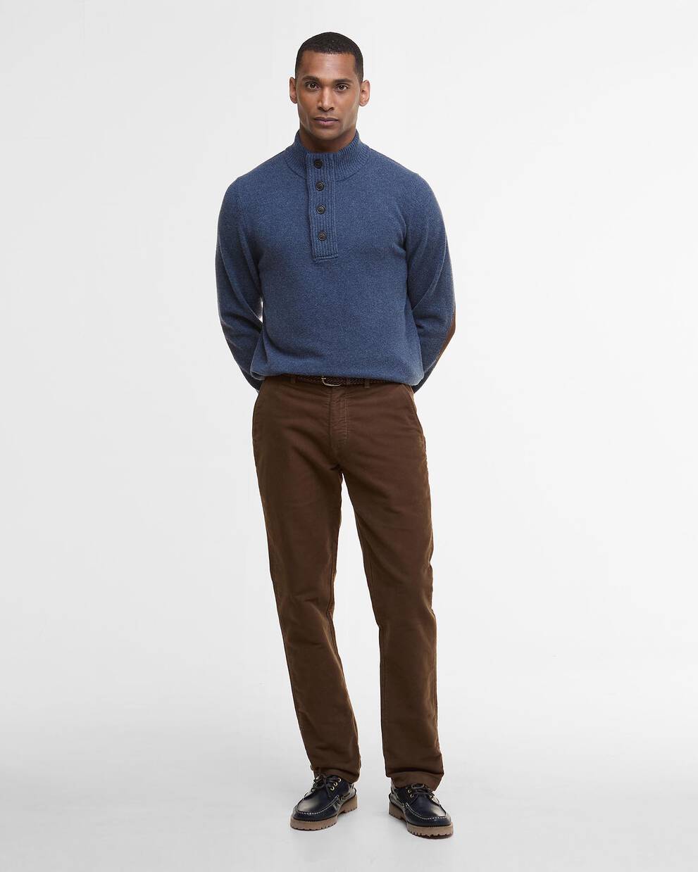 Essential Pullover Patch Half Zip