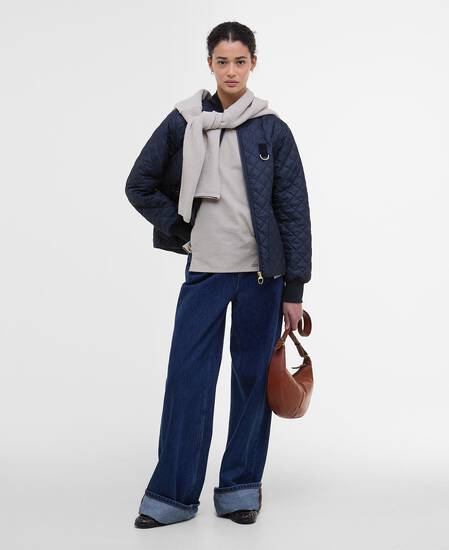 Steppjacke Reyna Quilted Bomber Dark Navy