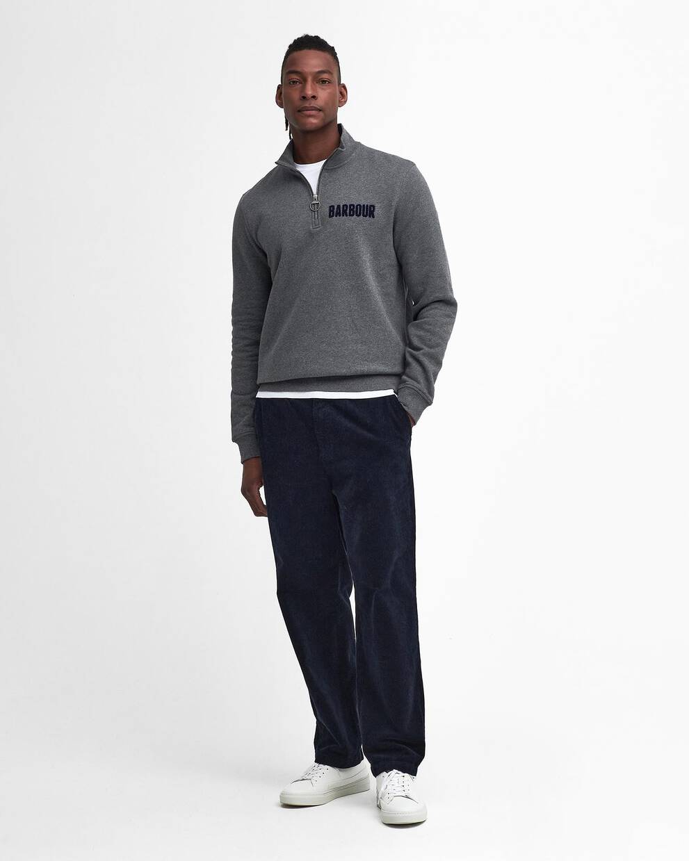 Sweatshirt Cotes Half-Zip