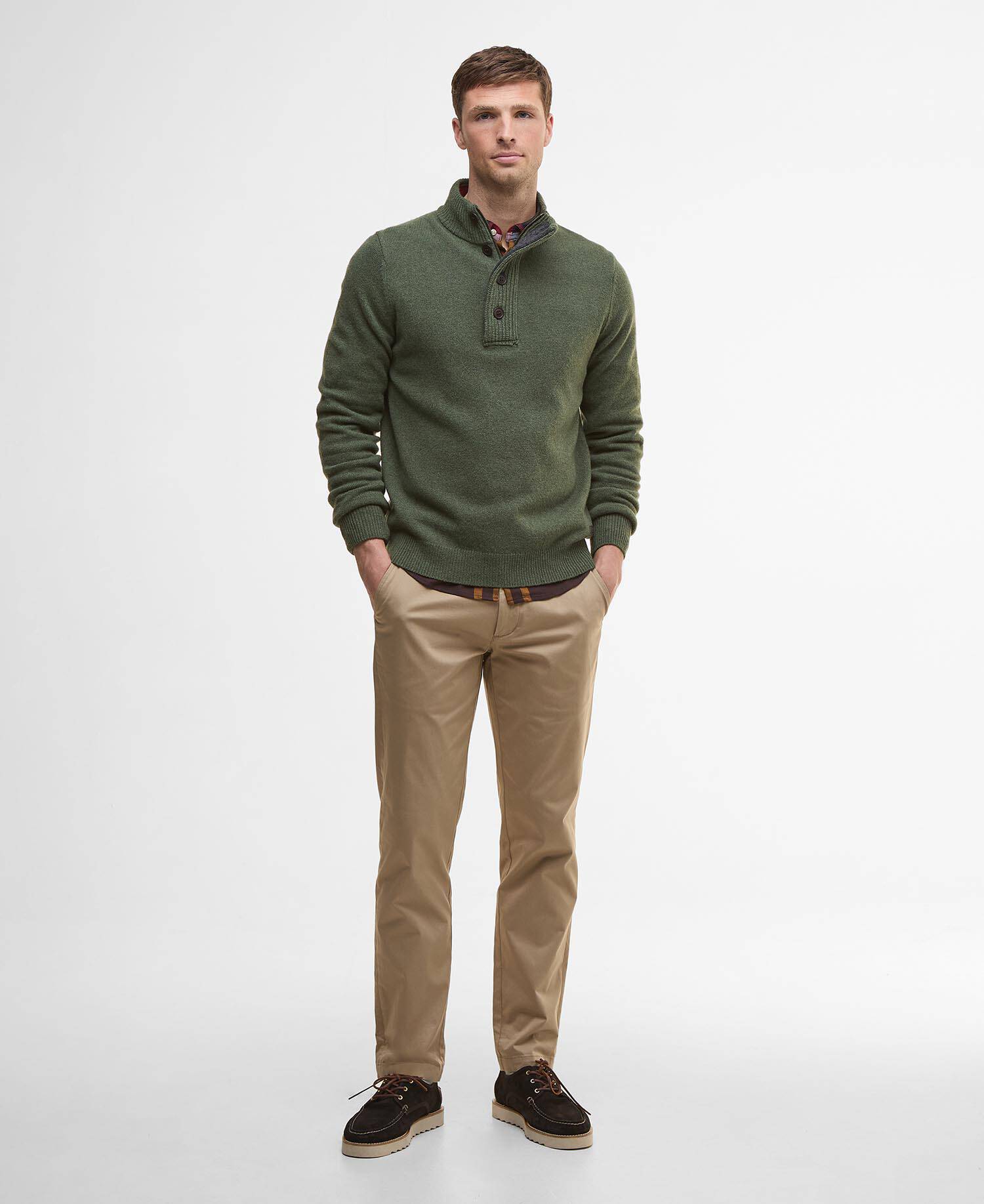 Essential Pullover Patch Half Zip image number 1