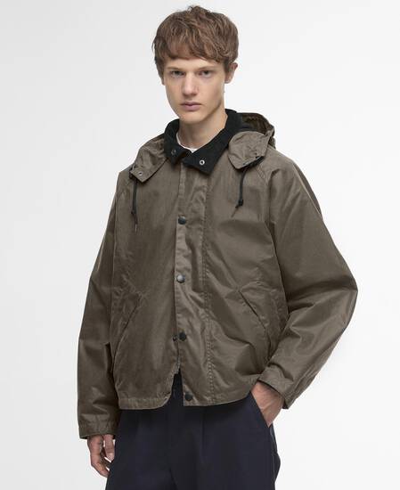 Barbour for Margaret Howell Wachsjacke Transport Herren Kelp