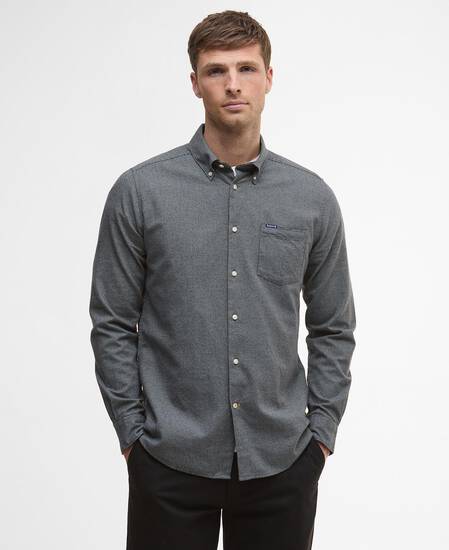 Hemd Turner Tailored Grey Marl