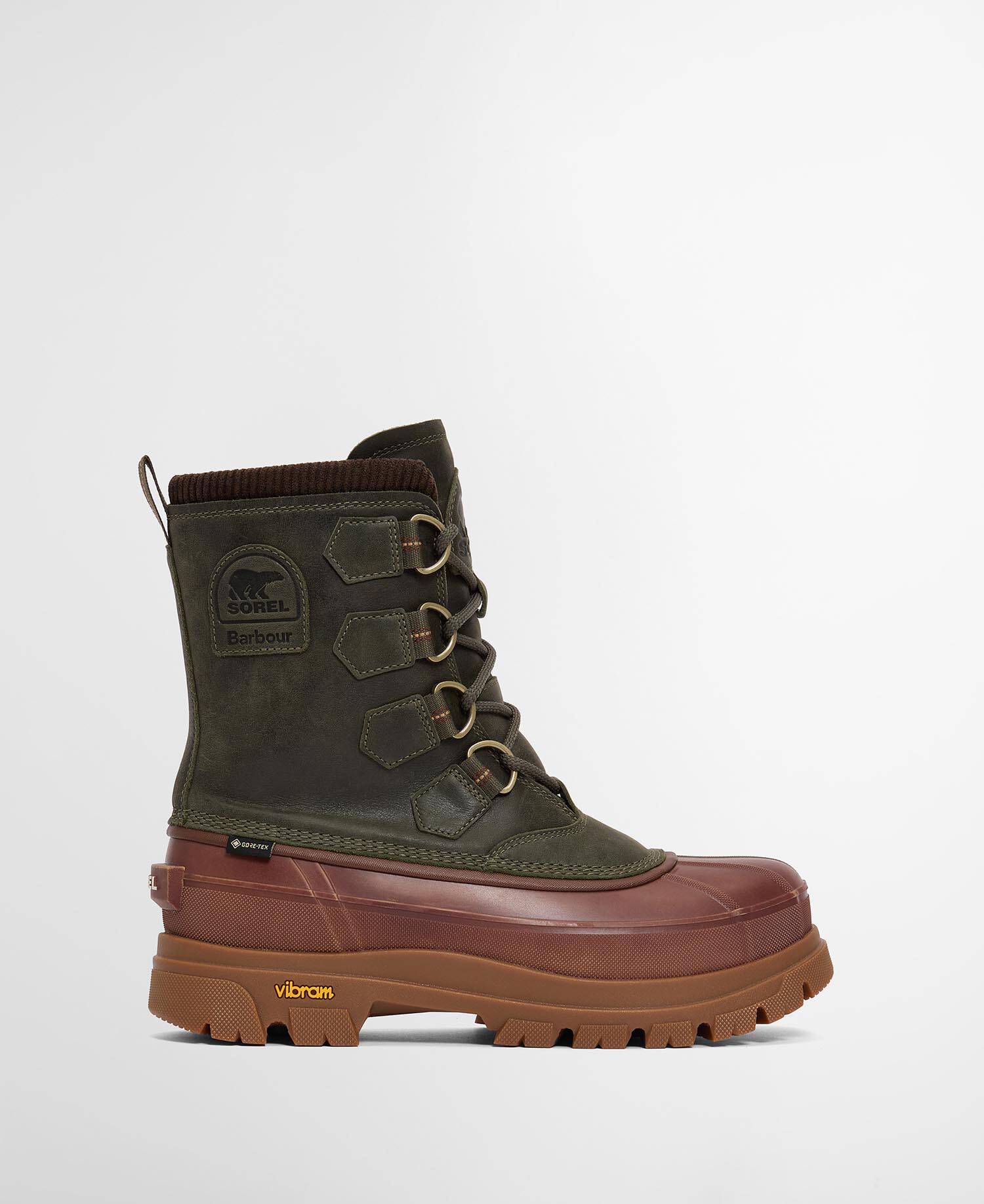 Barbour x SOREL Stiefel Caribou Horizon GTX Waterproof image number 0