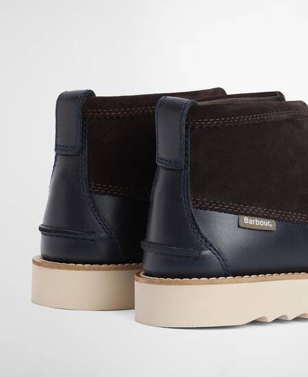 Chukka Boots Hadston Navy/Dark Brown
