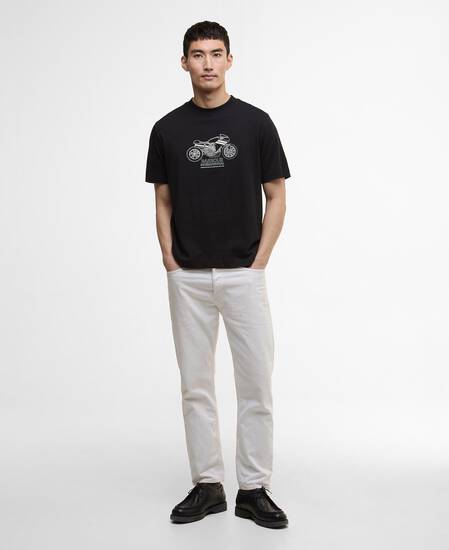 T-Shirt Topher Motorbike Black