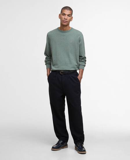 Hose Wool-Blend Relaxed Navy