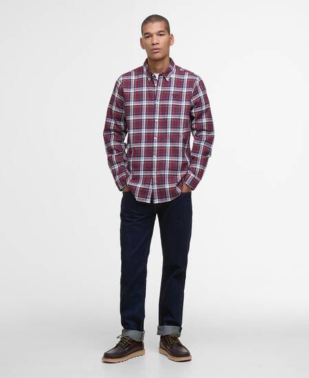 Hemd Mosswood Long-Sleeved Tailored Red
