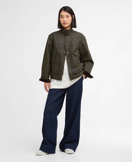 Barbour x Levi’s® Wachsjacke Type II Archive Olive
