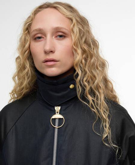 Wachsjacke Kettlewell Royal Navy/Black/Dress Tartan