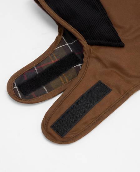 Hundemantel Wachs Tan