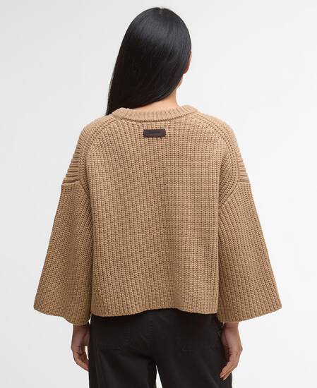 Pullover Lilian Crew-Neck Military Brown