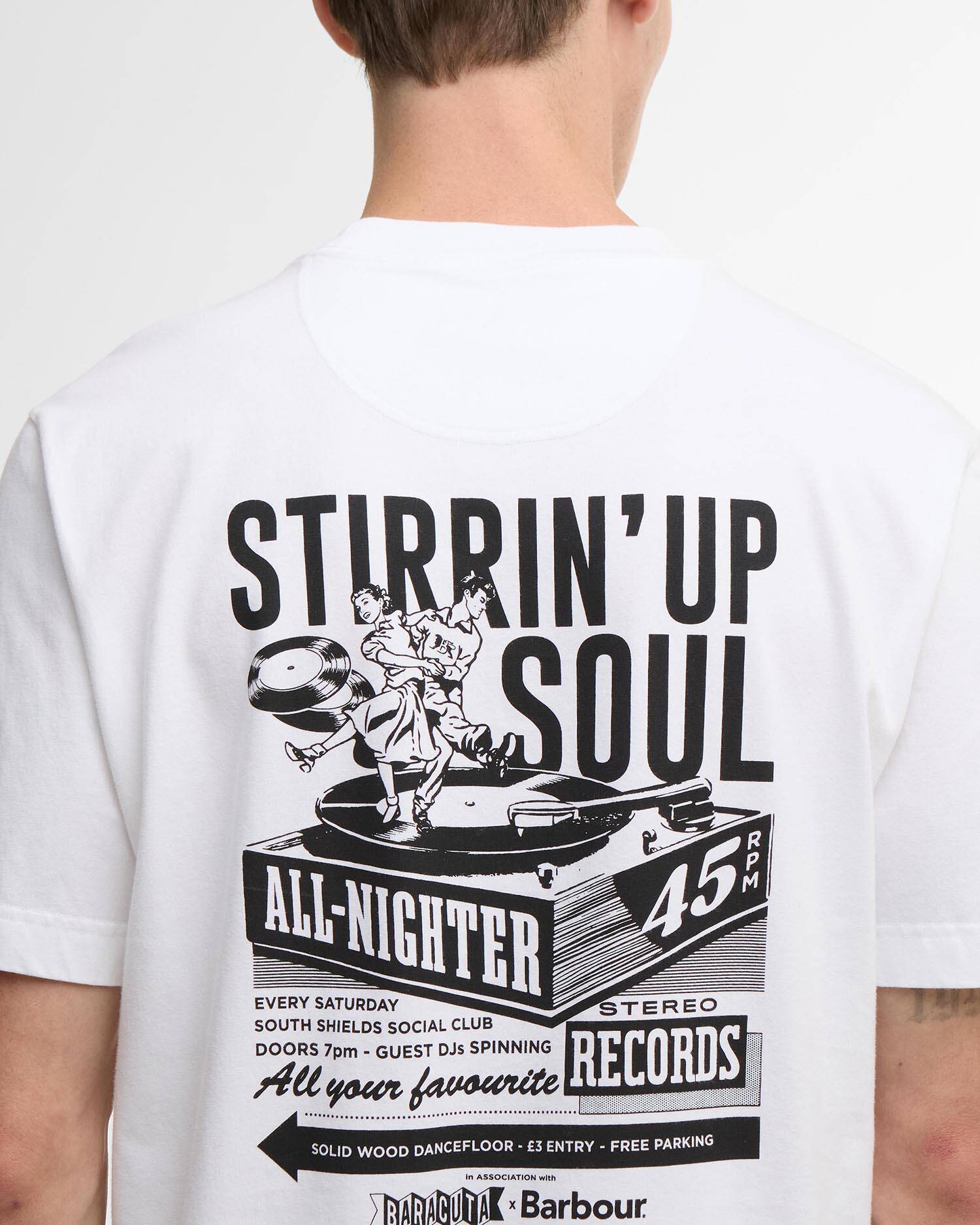 Barbour x Baracuta T-Shirt All Nighter Oversized image number 4