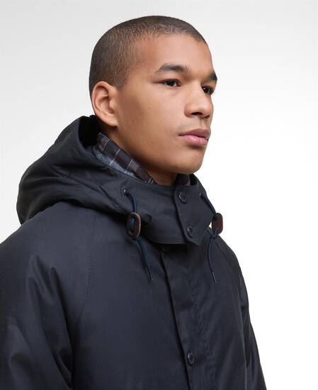 Wachsjacke Modern Beaufort Navy/Midnight Oak