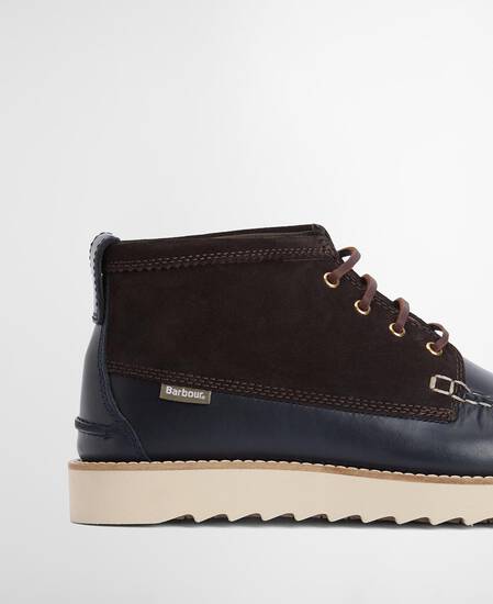 Chukka Boots Hadston Navy/Dark Brown