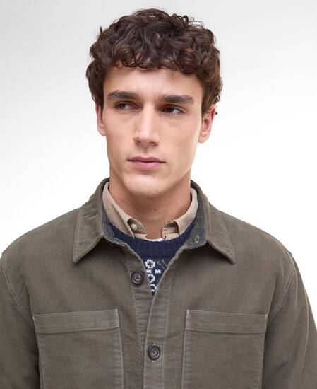 Overshirt Moleskin Dark Olive