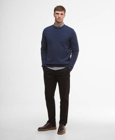 Pullover Covent Rundhalsausschnitt Navy Marl
