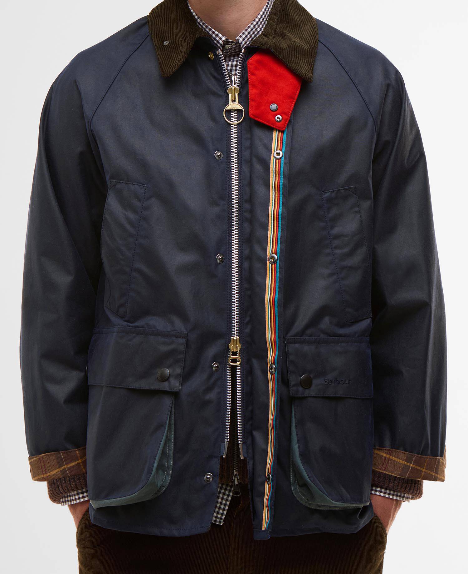 Paul Smith loves Barbour Wachsjacke Oversized Bedale image number 9