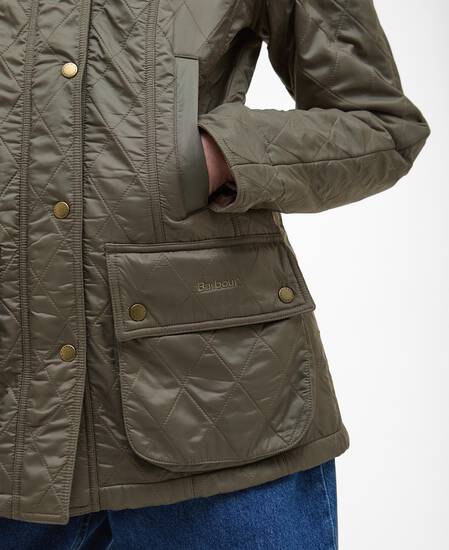 Jacke Beadnell Polarquilt Military Brown