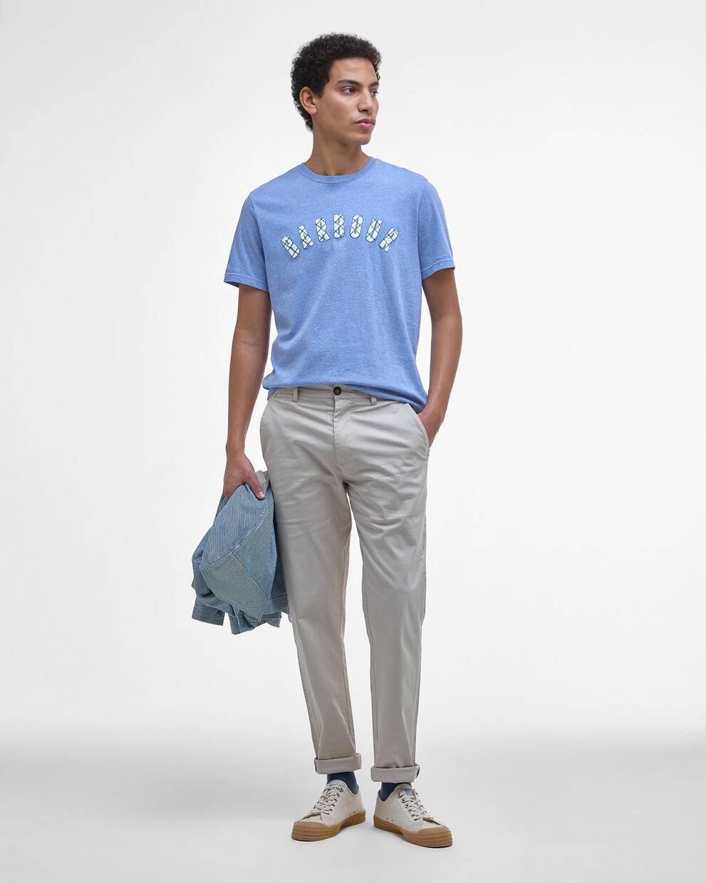 T-Shirt Torpoint Tartan Logo