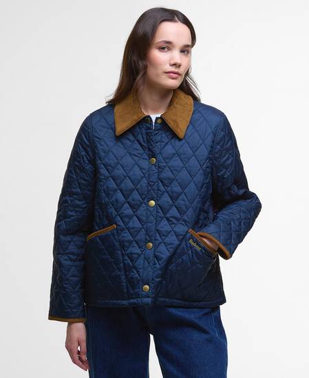 Steppjacke Icons Cropped Liddesdale Navy/Classic