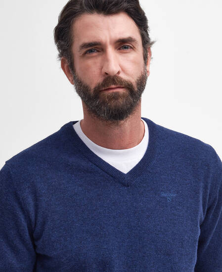 Essential Pullover Wolle V Neck 