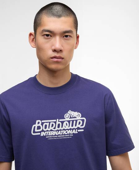 T-Shirt Pillion Graphic Royal Blue