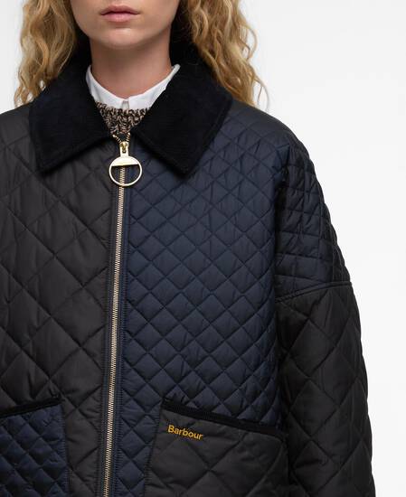 Steppjacke Danby Dark Navy/Black/Dress Tartan
