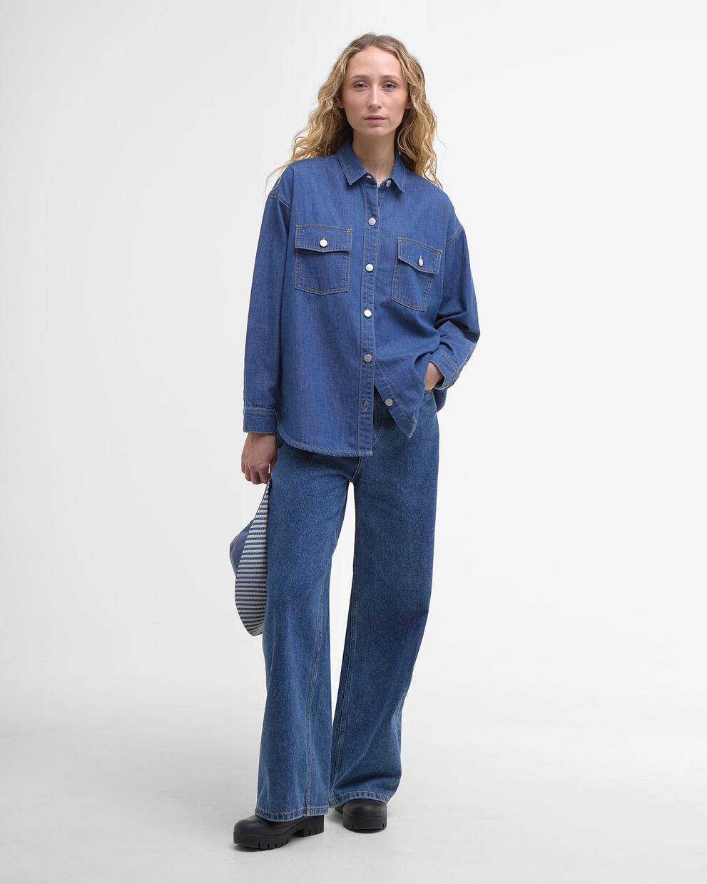 Hemd Woodrow Oversized Denim