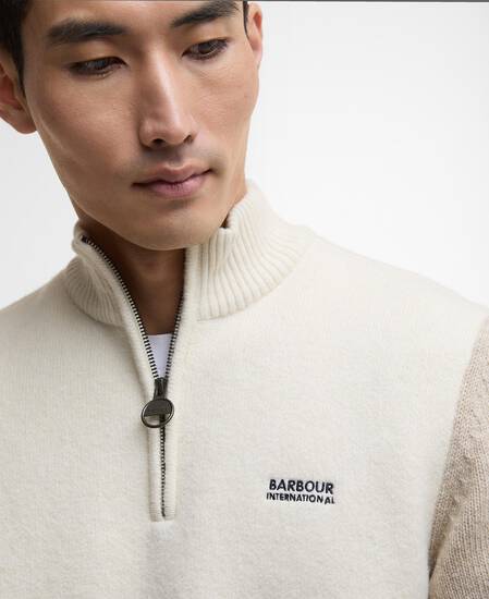 Sweatshirt Hutchy Half-Zip Whisper White