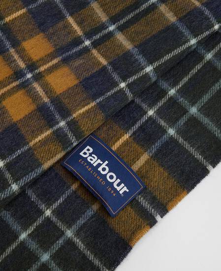 Schal New Check Tartan Forest/Bronze Brown