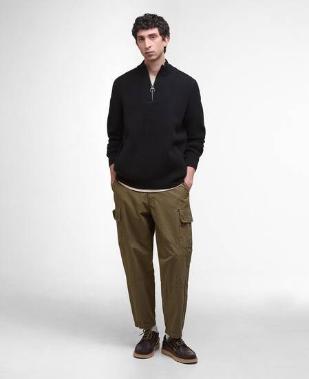 Pullover Milburn Half-Zip Black