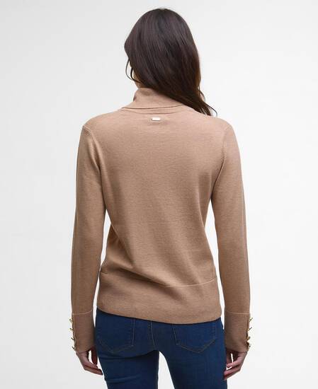 Rollkragenpullover Corbridge Pale Camel